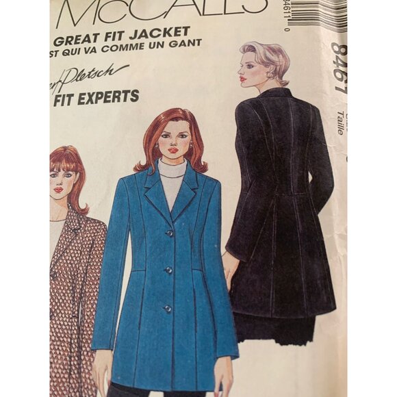 McCall's Misses Coat Sewing Pattern Sz 8 8461 - Uncut - Picture 8 of 9